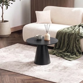 Stolik Kawowy CASSANDER 60 cm Czarny Loft