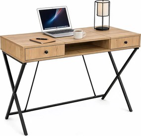 Nowoczesne biurko loftowe dąb artisan 120 cm Z3-T20