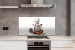 Panel nad Blat Kuchenny Zabawne Ujęcie z Warzywami