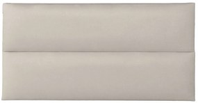 PROMOCJA Tapicerowany panel ścienny FRAME PAROS 15x90 cm, kremowy II gatunek