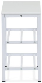 Szafka na buty 83168-42 WT, metal, biała