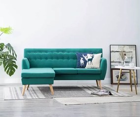 Tapicerowana pikowana sofa Kova 2G - zielona