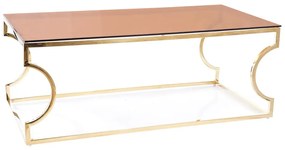 ŁAWA KENZO A SZKŁO DYMIONE BURSZTYNOWE/ZŁOTY 120X60 SIGNAL