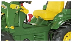 Rolly toys rollyfarmtrac john deere z biegami, pompowane koła z łyżką