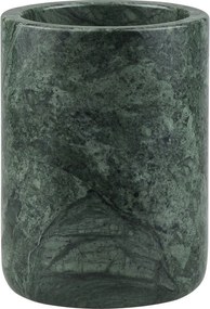 Ciemnozielony marmurowy kubek na szczoteczki do zębów Marble – Mette Ditmer Denmark