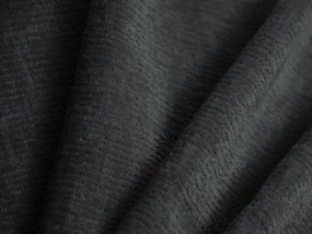 Ciemnoszare tapicerowane łóżko dwuosobowe ze schowkiem ze stelażem 160x200 cm Ovalo – Micadoni