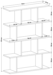 Biblioteczka Harmon Oak