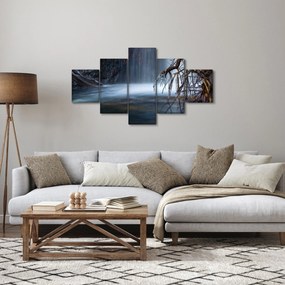 Obraz zimowej laguny (125x70 cm)