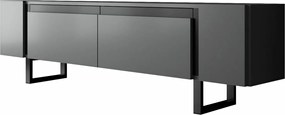 Stolik pod telewizor Yildiz Anthracite and Black