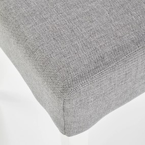 Krzesło z miękkim siedziskiem Clarion biały