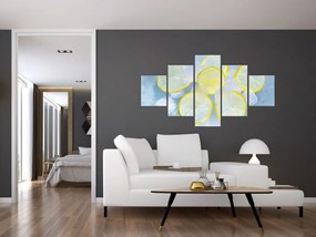 Obraz cytryn w lodzie (125x70 cm)