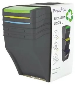 Kosz na odpady Recycle BIN 3x 25 l