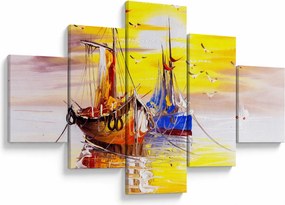 Obraz - Obraz statku (125x70 cm)