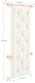 Beżowy fotel Hooked – Karup Design