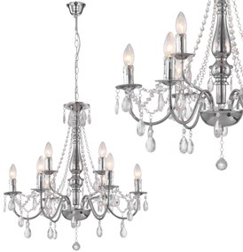 LAMPA SUFITOWA WISZĄCA EBT016-9CP CHROM