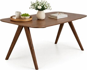 Prostokątny orzechowy stół w stylu retro Z7-L63