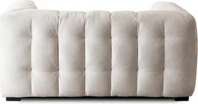 Sofa MODERNO 2S Dwuosobowa Kremowa Welurowa Nowoczesna