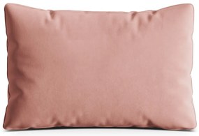 Różowa aksamitna poduszka na sofę Kemi – Cosmopolitan Design