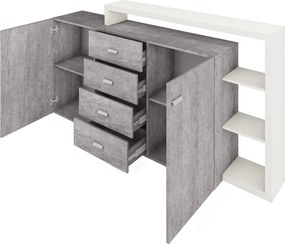 Komoda BOTTEGA 180 cm do Salonu Sypialni Biały