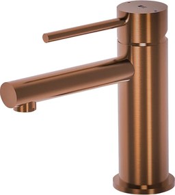 Luisa bateria niska umywalkowa szczotkowanej miedzi