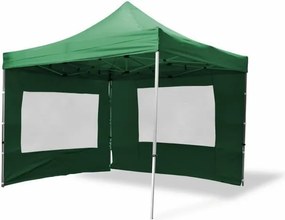 Pawilon ogrodowy Garth rozkładany 3 x 3 m - zielony, 4 ściany