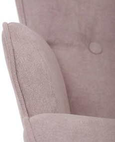 Fotel bujany PINK2, różowy