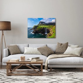 Obraz - Wodospad Múlafossur (70x50 cm)