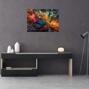 Obraz na szkle - Abstrakcja kolorów II. (70x50 cm)