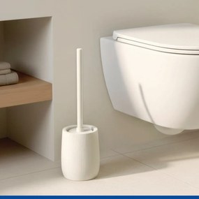 Kremowa szczotka do WC ceramiczna Fablo – Wenko