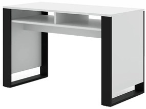 Białe Biurko Z Półkami L7-F82