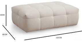 Taboret Cady Ottoman Beige