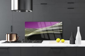 Szkło do Kuchni na Ścianę Złożona Geometria Przestrzeni