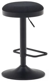 Czarne hokery zestaw 2 szt. 58 cm Zaib – Kave Home