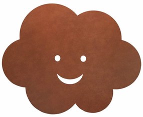 Brązowy dywan dziecięcy z ekoskóry tkany ręcznie 113x140 cm Cloud XXXL Bull – LIND DNA