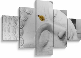 Obraz - Biały Budda (125x70 cm)