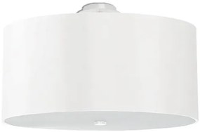 Biały okrągły plafon minimalistyczny 50 cm - EX665-Olafi