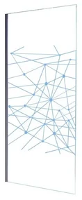 Kabina prysznicowa w stylu włoskim z oświetleniem LED TECLA - 120 × 200 cm