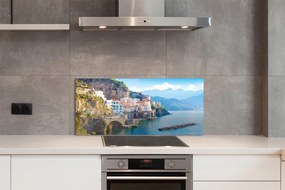 Panel nad Blat Kuchenny Kolorowe Budynki na Wybrzeżu Włoch