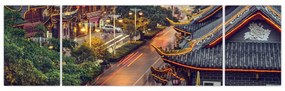 Obraz - Qintai Road, Chengdu, Chiny (170x50 cm)