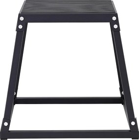 Pliometryczna Skrzynka do Skoku SucceBuy, Skrzynka Pliometryczna, Skrzynka do Skoku Fitness Siłownia, 45.8 cm, Czarna