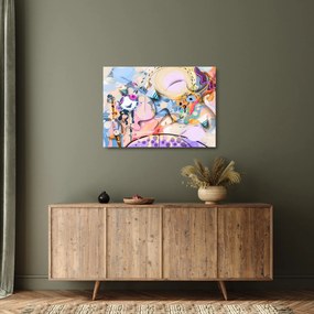 Obraz na szkle - Abstrakcja bajki (70x50 cm)