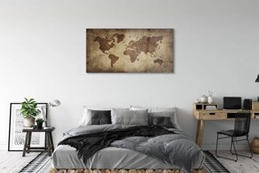 Obraz na szkle Szara mapa