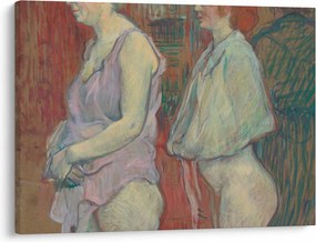 Obraz - Henri de Toulouse-Lautrec, Rue des Moulins, reprodukcje (70x50 cm)