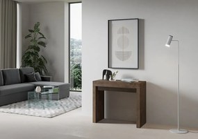 Konsola rozkładana 90x40/196 cm Roxell Small Orzech