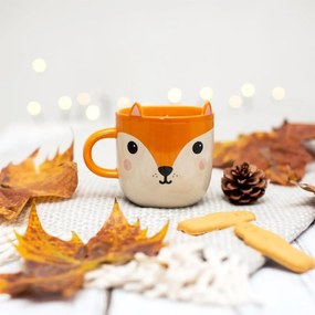 Ceramiczny kubek Sass &amp; Belle Bohemian Kawaii Fox, 450 ml