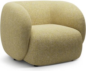 Żółty fotel Kate – Micadoni