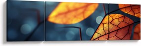 Obraz - Tekstura liści (170x50 cm)