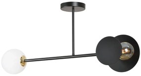 Czarna nowoczesna lampa sufitowa - D007-Hordon