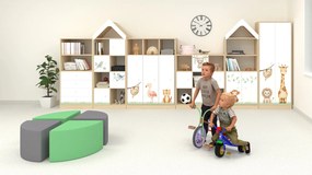 Komplet mebli do przedszkoli i żłobków Blox Nature 2