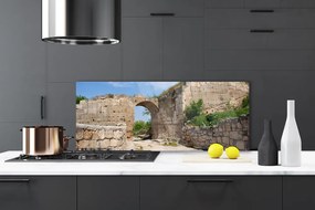 Szkło do Kuchni na Ścianę Tajemnicze Ruiny Zamku